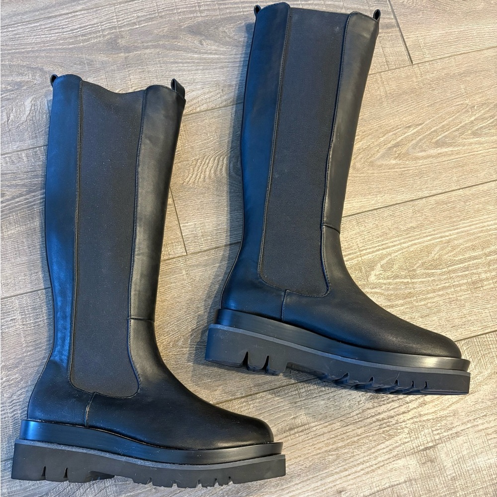 Billini Sleek Black Knee Boots